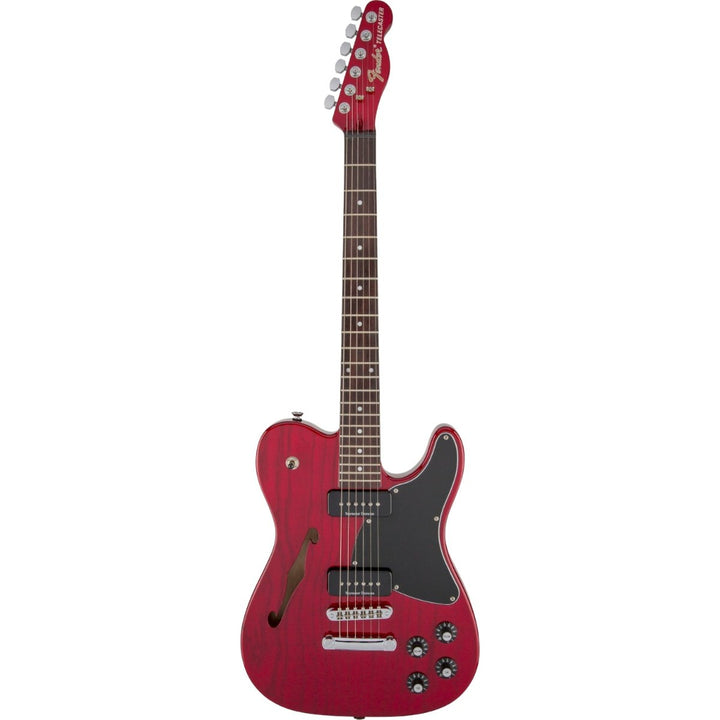 Đàn Guitar Điện Fender Jim Adkins JA90 Telecaster Thinline, Indian Laurel Fingerboard, Crimson Red Transparent, #0262354538