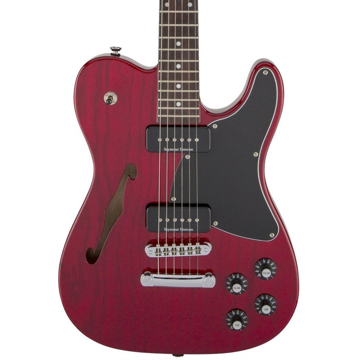 Đàn Guitar Điện Fender Jim Adkins JA90 Telecaster Thinline, Indian Laurel Fingerboard, Crimson Red Transparent, #0262354538