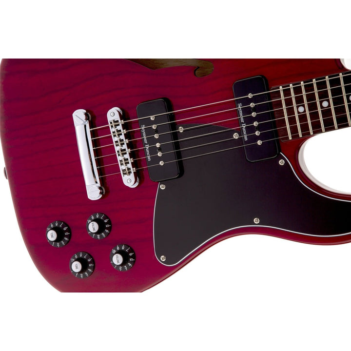 Đàn Guitar Điện Fender Jim Adkins JA90 Telecaster Thinline, Indian Laurel Fingerboard, Crimson Red Transparent, #0262354538