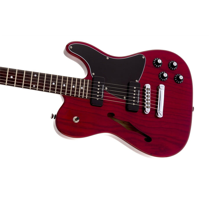 Đàn Guitar Điện Fender Jim Adkins JA90 Telecaster Thinline, Indian Laurel Fingerboard, Crimson Red Transparent, #0262354538