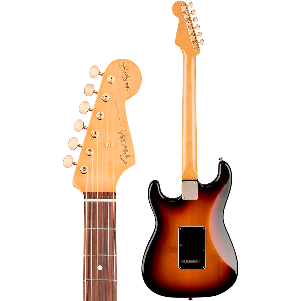 Đàn Guitar Điện Fender Stevie Ray Vaughan Stratocaster, Pau Ferro Fingerboard, 3-Color Sunburst, #0109200800