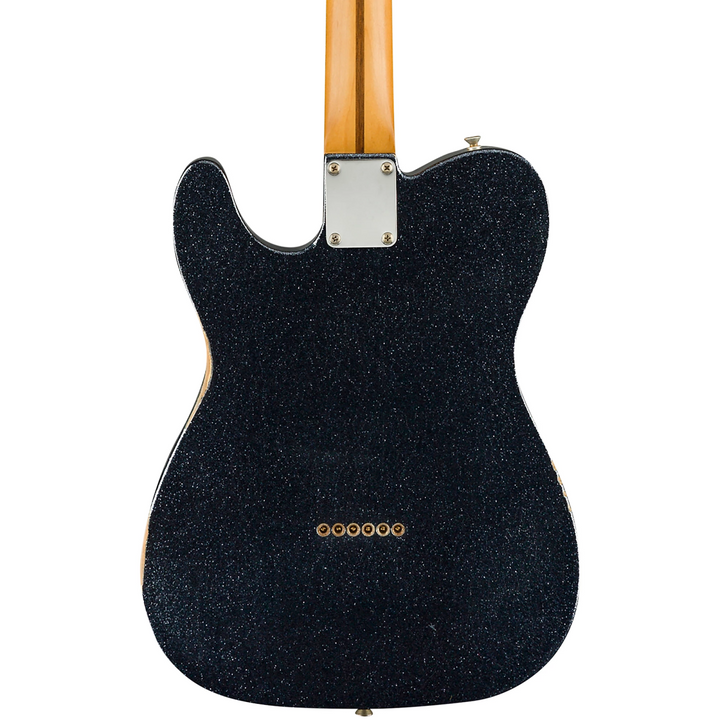 Đàn Guitar Điện Fender Brad Paisley Road Worn Esquire, Maple Fingerboard, Black Sparkle, #0140322398