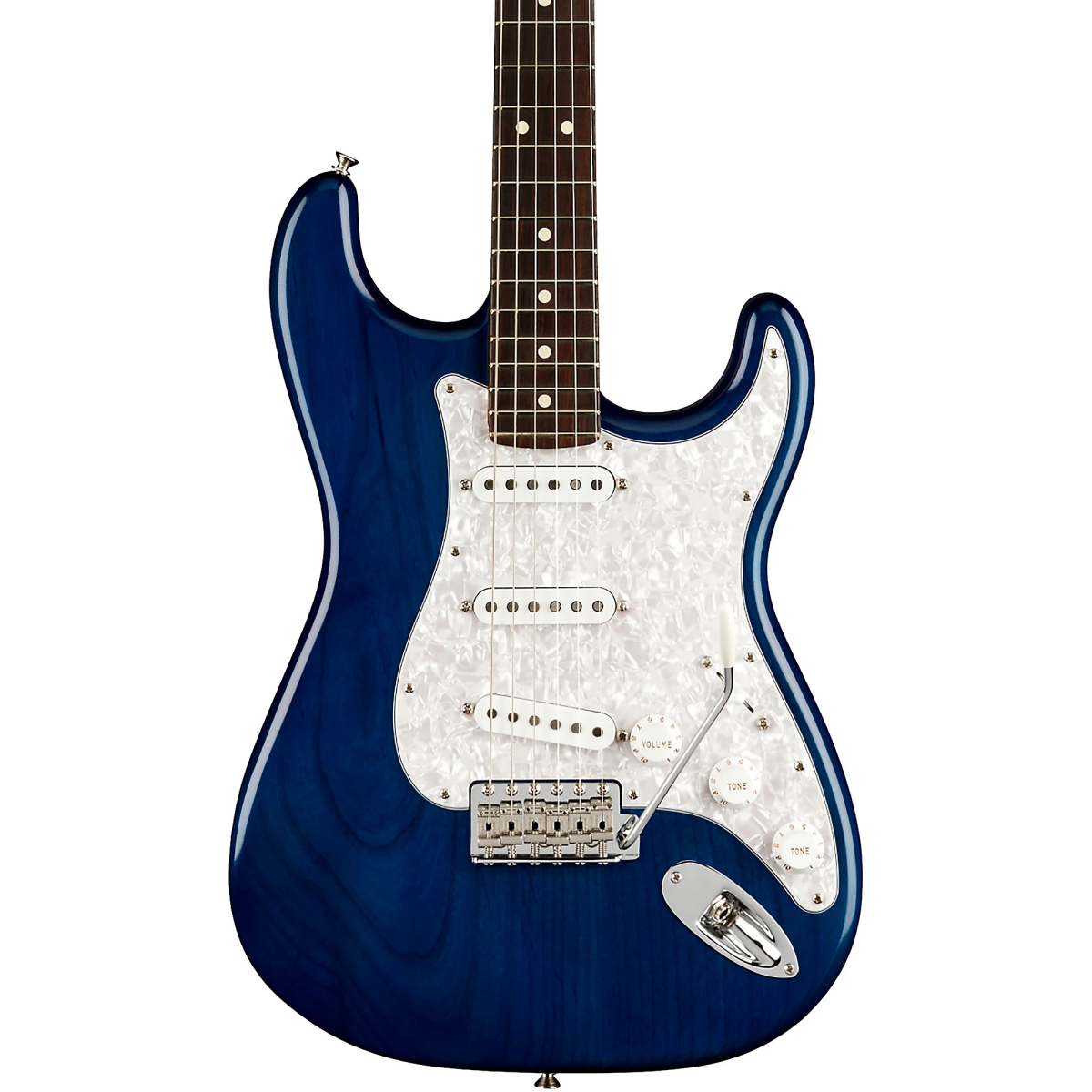 Đàn Guitar Điện Fender Cory Wong Stratocaster SSS màu Sapphire Blue Transparent