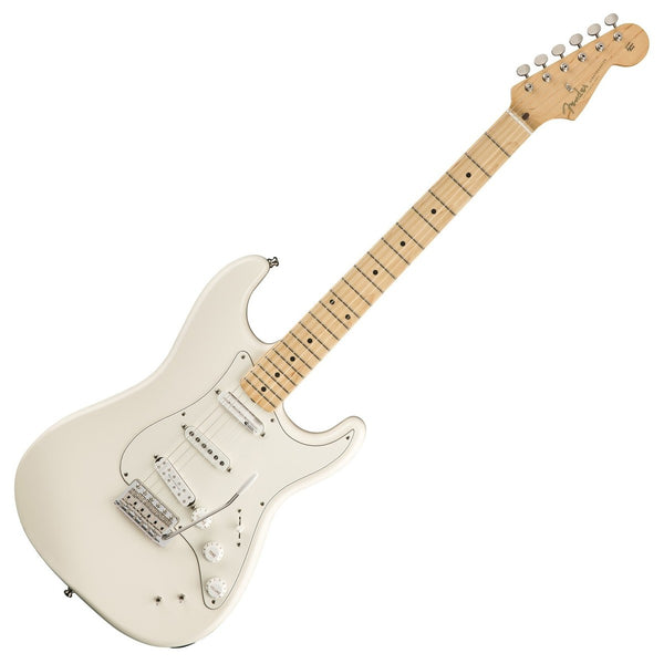 Đàn Guitar Điện Fender EOB Sustainer Stratocaster, Maple Fingerboard, Olympic White, #0140192305