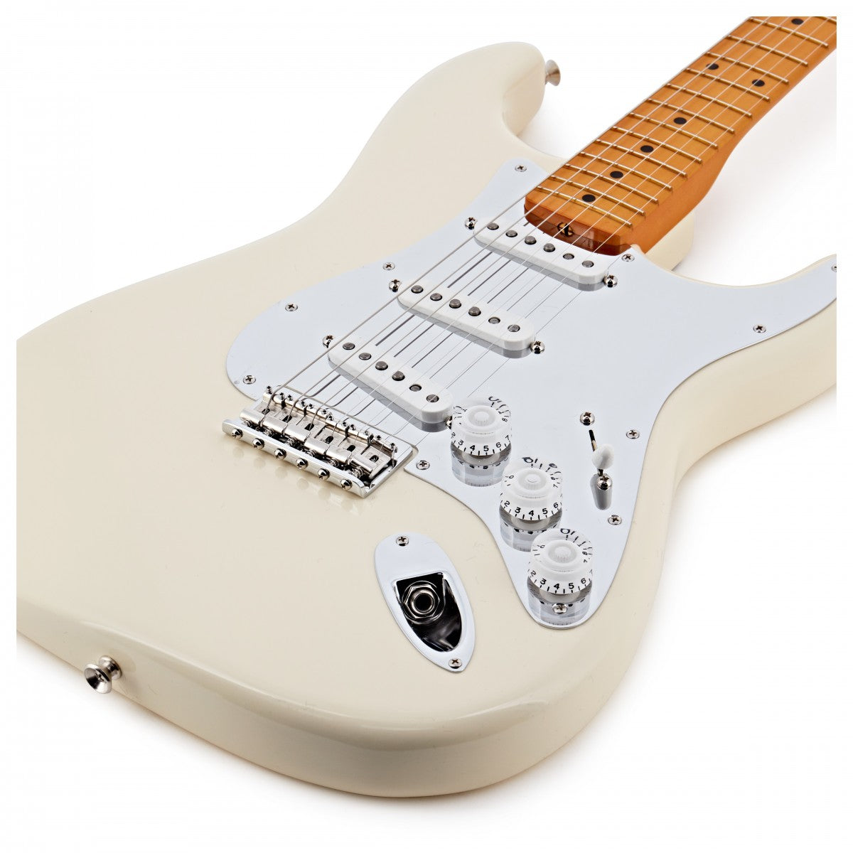 Đàn Guitar Điện Fender Nile Rodgers Hitmaker Stratocaster, Maple Fingerboard, Olympic White w/Case, #0115922705
