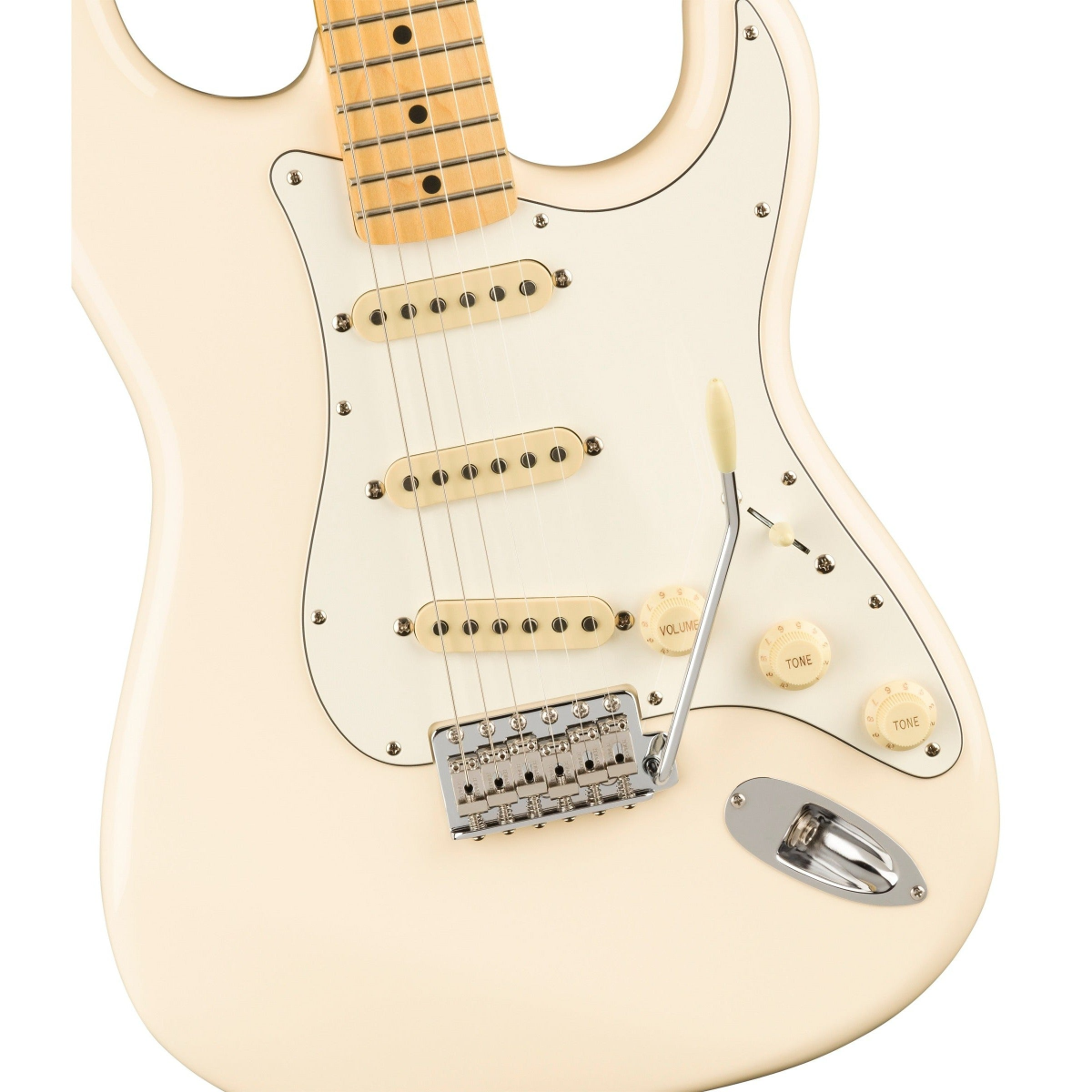 Đàn Guitar Điện Fender JV Modified '60s Stratocaster, Maple Fingerboard, Olympic White, #0251862305