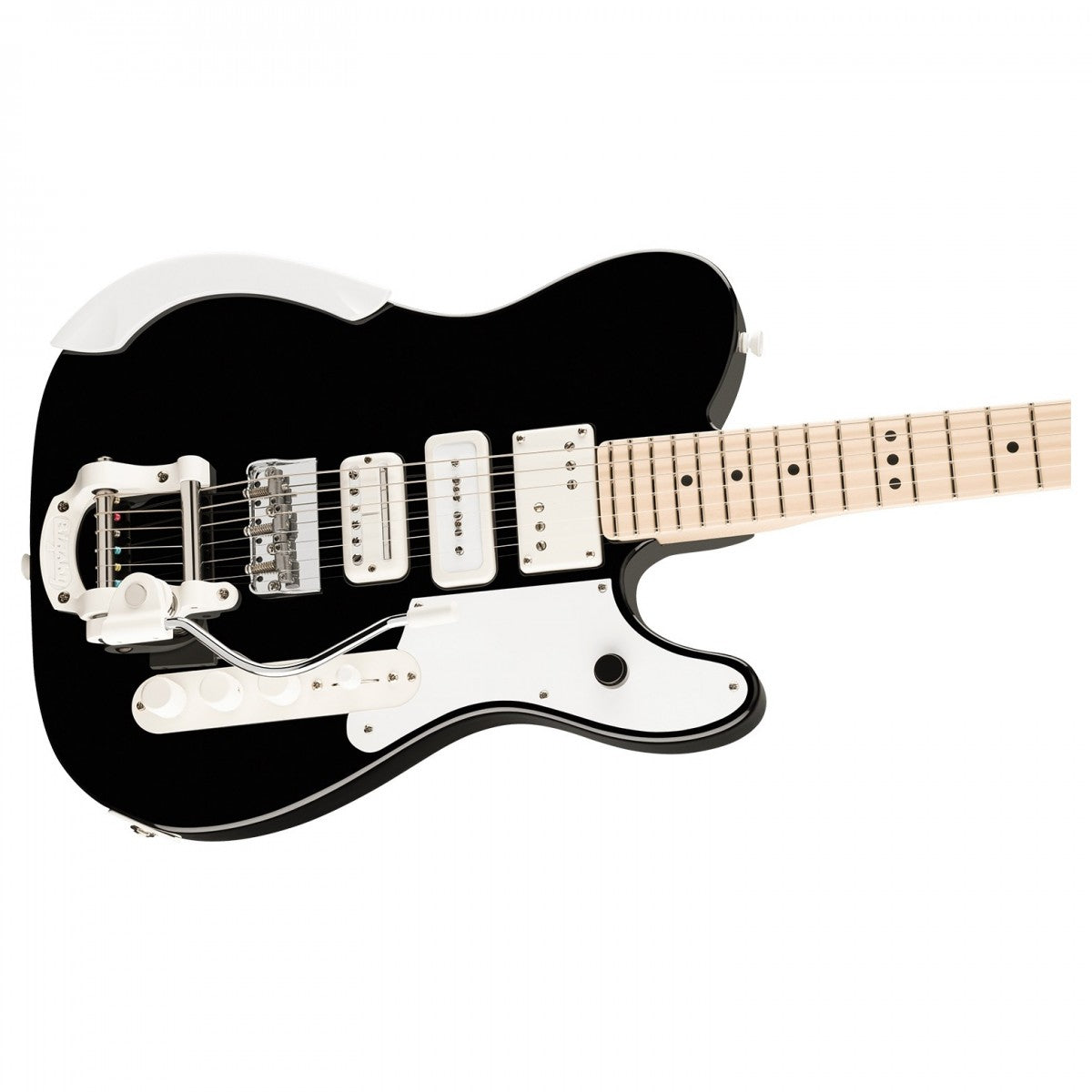 Đàn Guitar Điện Fender Jack White Triplecaster Telecaster, Maple Fingerboard, Black, #0176812706