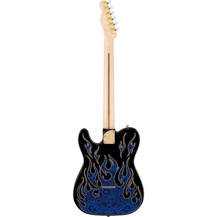 Đàn Guitar Điện Fender James Burton Telecaster, Maple Fingerboard, Blue Paisley Flames, #0108602888