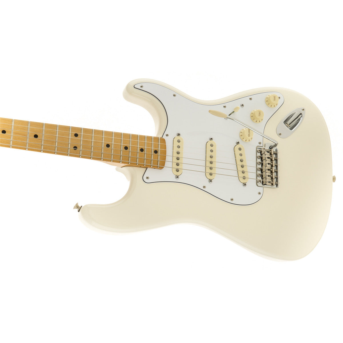 Đàn Guitar Điện Fender Jimi Hendrix Stratocaster, Maple Fingerboard, Olympic White, #0145802306