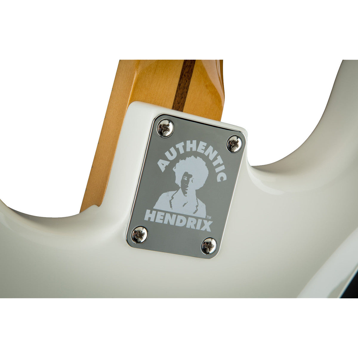 Đàn Guitar Điện Fender Jimi Hendrix Stratocaster, Maple Fingerboard, Olympic White, #0145802306