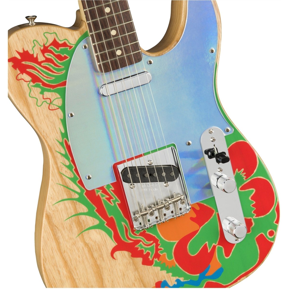 Đàn Guitar Điện Fender Jimmy Page Telecaster, Rosewood Fingerboard, Natural with Jimmy Page Artwork w/Case, #0146230721