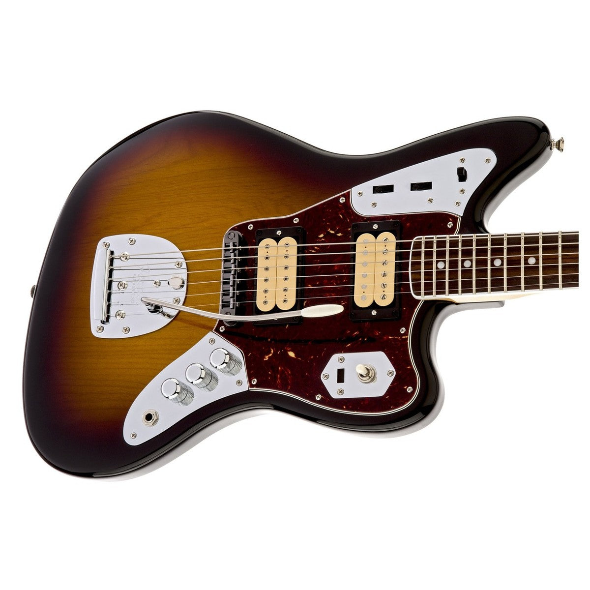 Đàn Guitar Điện Fender Kurt Cobain Jaguar, Rosewood Fingerboard, 3-Tone Sunburst w/Case, #0143001700