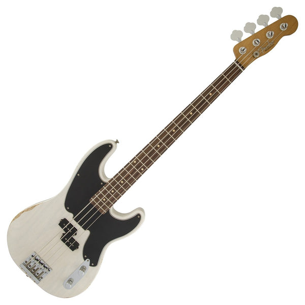 Đàn Guitar Bass Fender Mike Dirnt Road Worn Precision, Rosewood Fingerboard, White Blonde, #0138410701