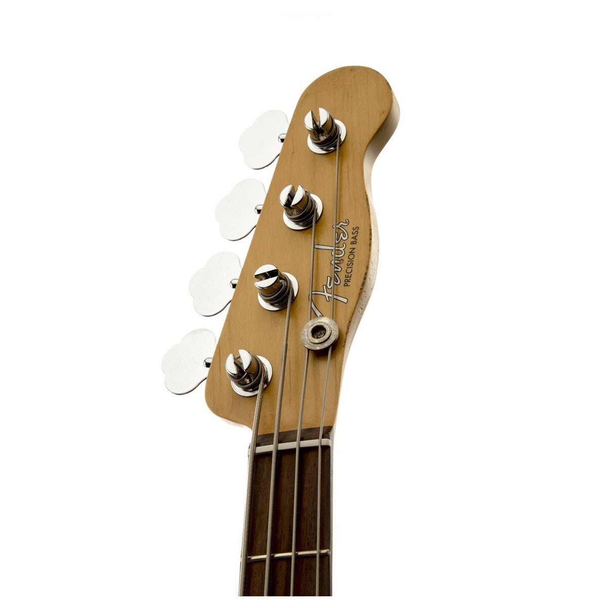 Đàn Guitar Bass Fender Mike Dirnt Road Worn Precision, Rosewood Fingerboard, White Blonde, #0138410701