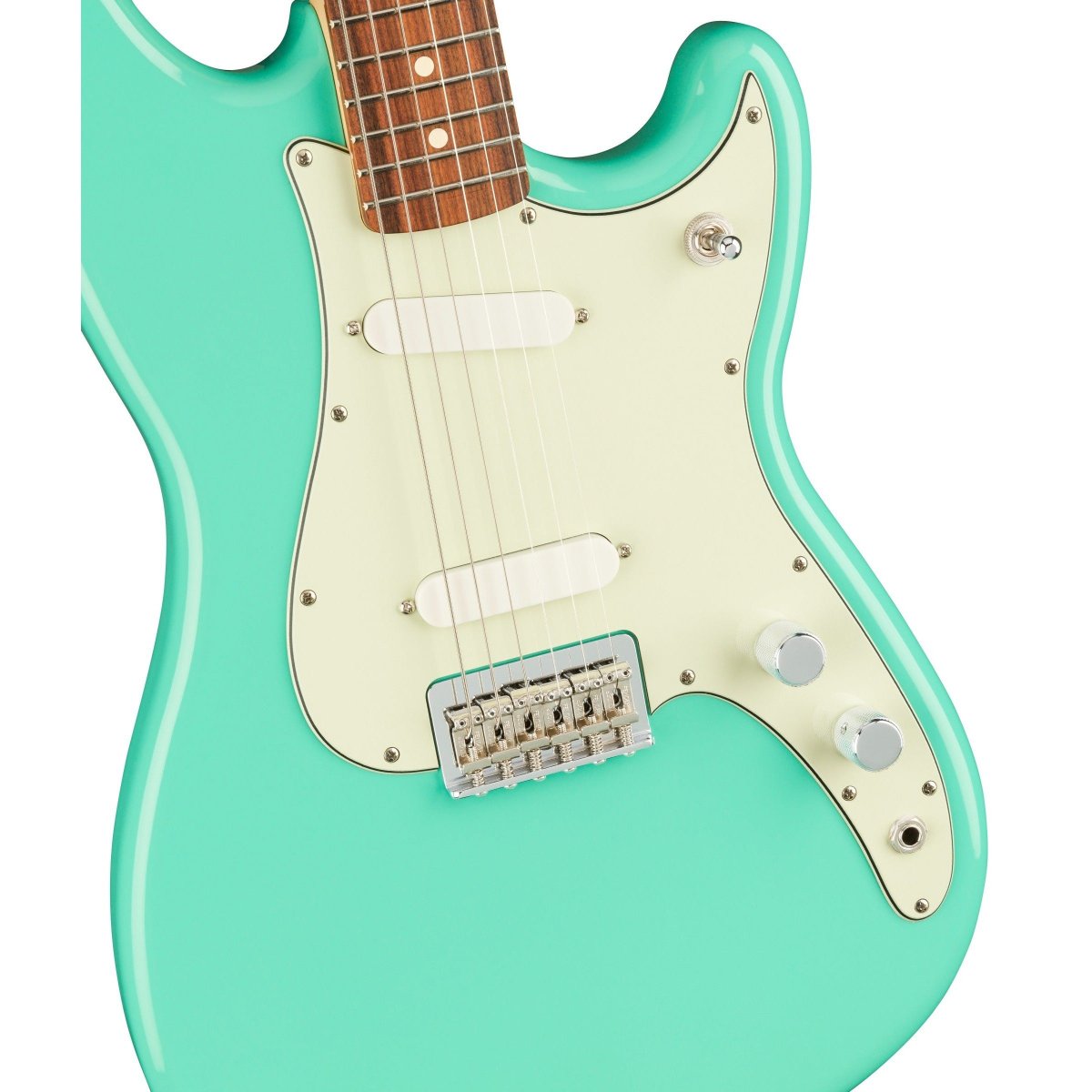 Đàn Guitar Điện Fender Player Duo Sonic SS màu Seafoam Green bàn phím Pau Ferro