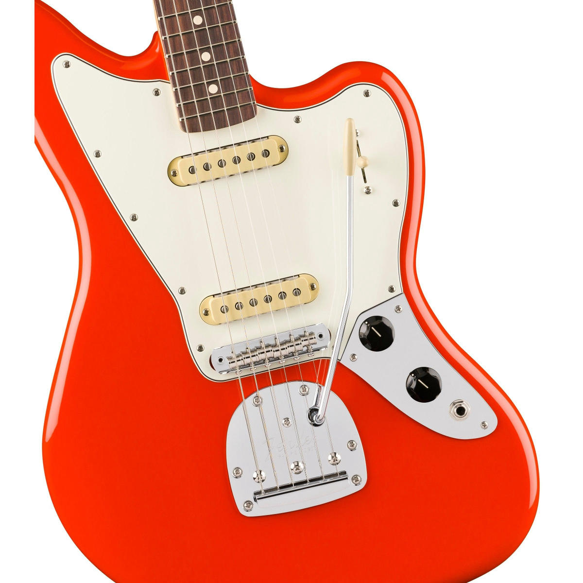 Đàn Guitar Điện Fender Player II Jaguar, Slab Rosewood Fingerboard, Coral Red, #0140580558