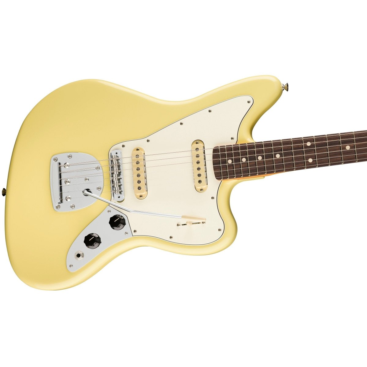 Đàn Guitar Điện Fender Player II Jaguar, Slab Rosewood Fingerboard, Hialeah Yellow, #0140580561