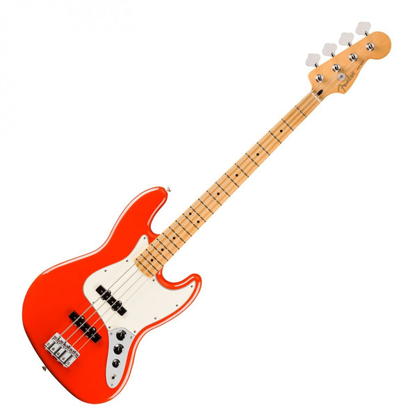 Đàn Guitar Bass Fender Player II Jazz Bass, Maple Fingerboard, Coral Red, #0140482558