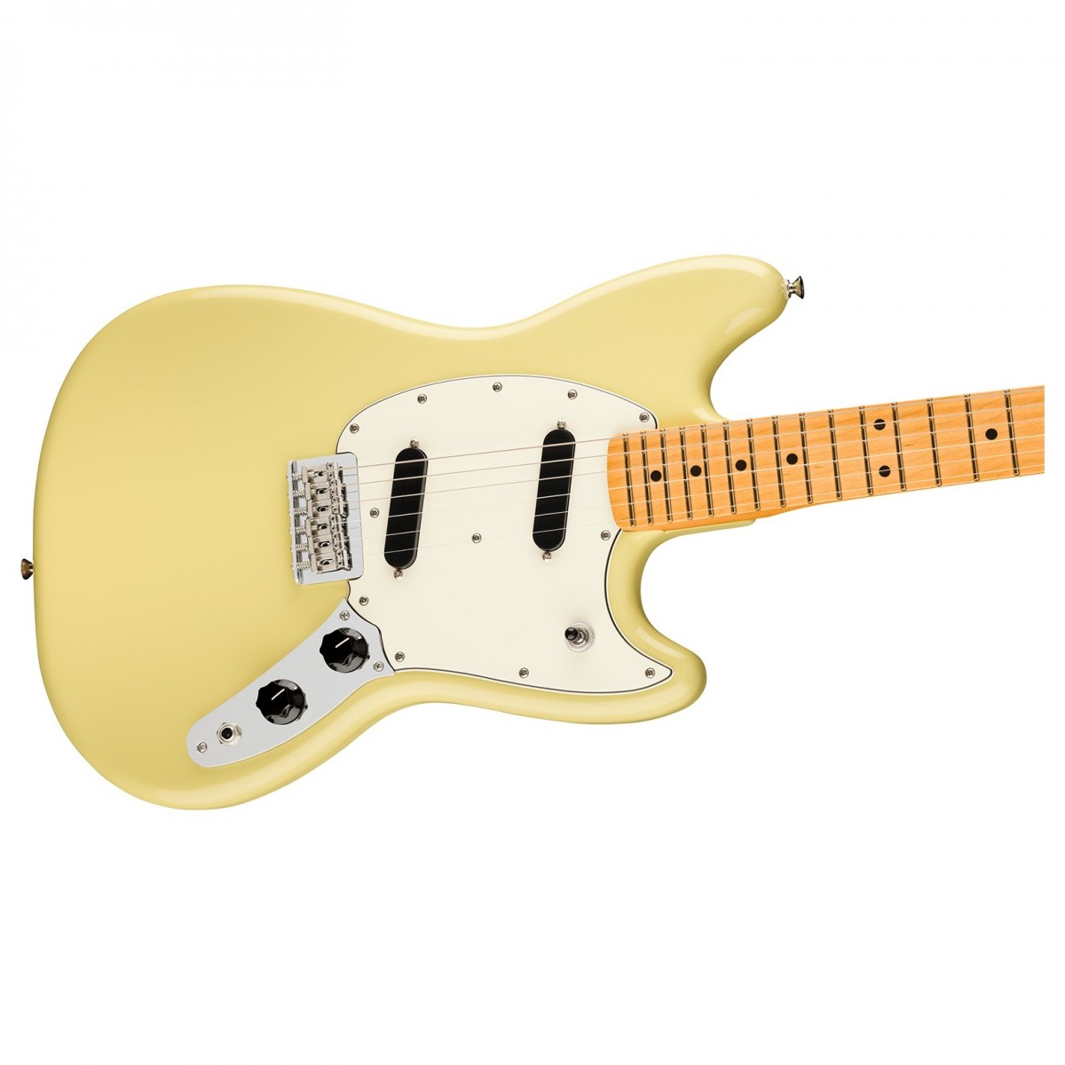 Đàn Guitar Điện Fender Player II Mustang, Maple Fingerboard, Hialeah Yellow, #0140490561