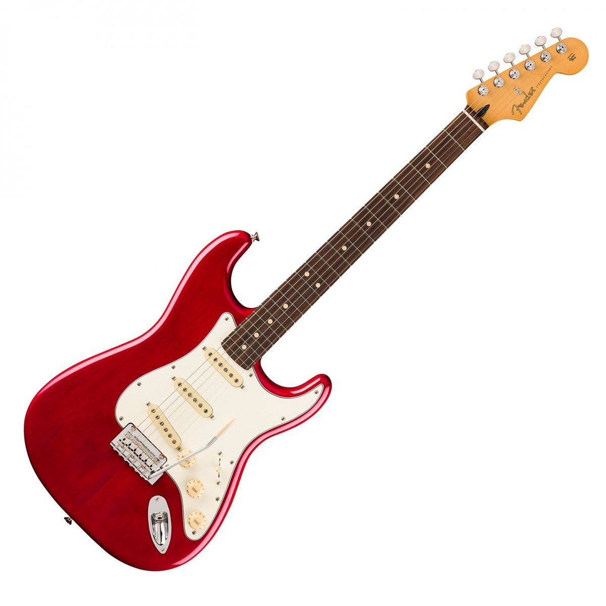 Đàn Guitar Điện Fender Player II Stratocaster SSS màu Transparent Cherry Burst bàn phím Rosewood