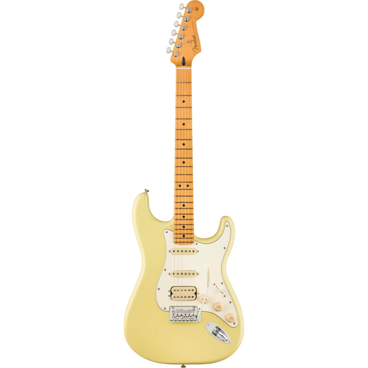 Đàn Guitar Điện Fender Player II Stratocaster HSS màu Hialeah Yellow bàn phím Maple