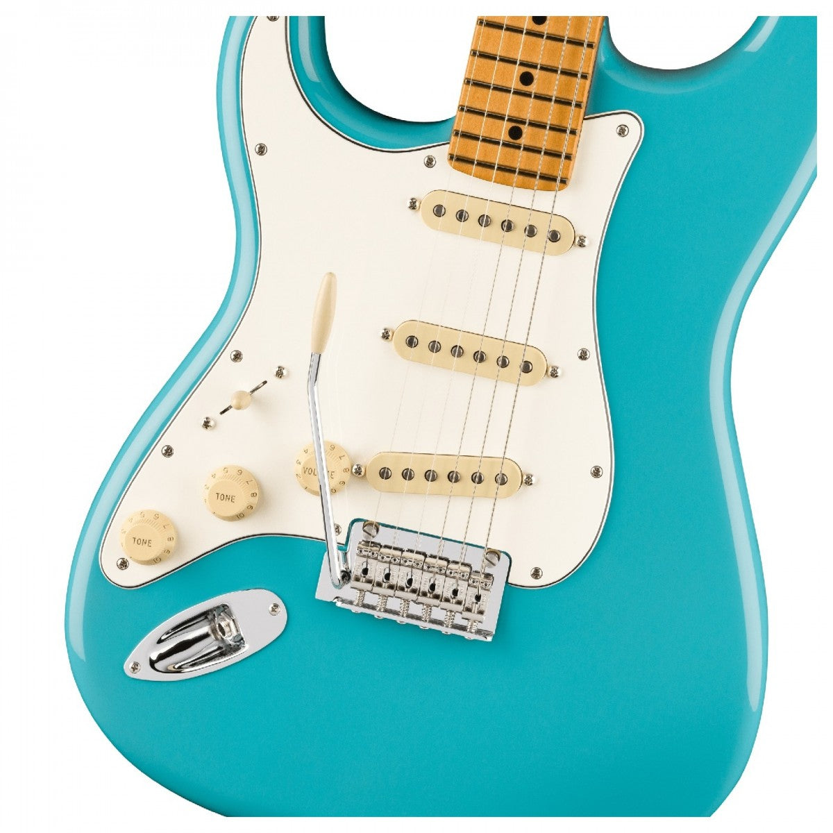 Đàn Guitar Điện Fender Player II Stratocaster LH SSS màu Aquatone Blue bàn phím Maple