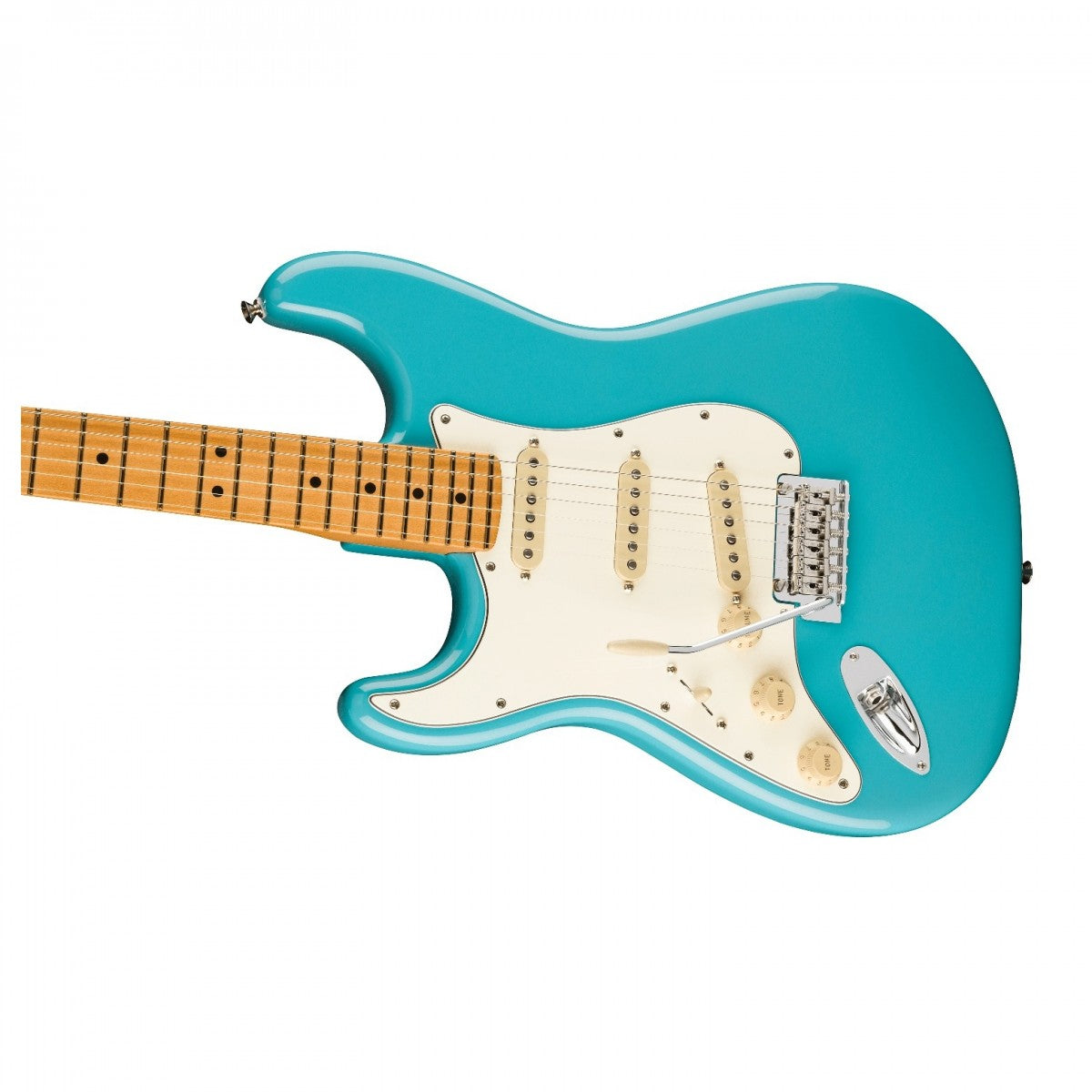 Đàn Guitar Điện Fender Player II Stratocaster LH SSS màu Aquatone Blue bàn phím Maple