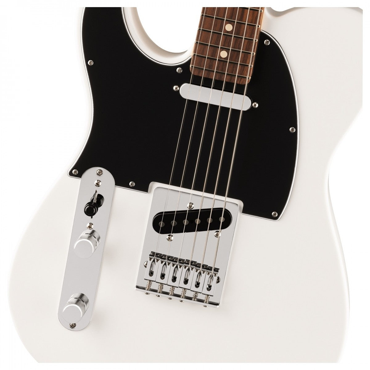 Đàn Guitar Điện Fender Player II Telecaster LH SS màu Polar White bàn phím Rosewood