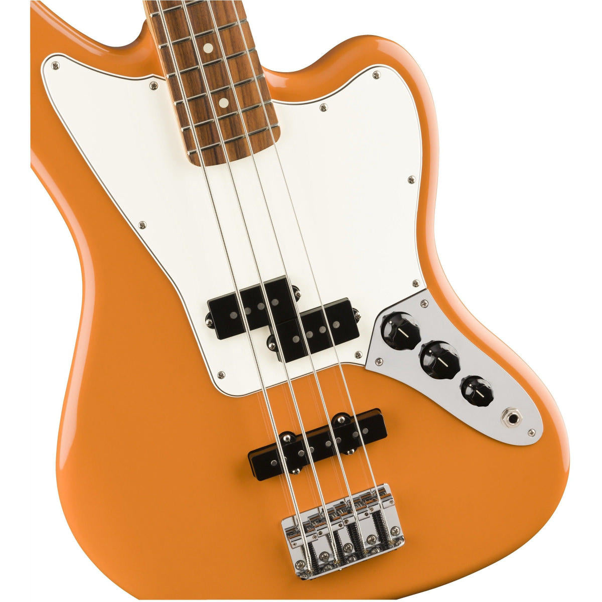 Đàn Guitar Bass Fender Player Jaguar Bass, Pau Ferro Fingerboard, Capri Orange, #0149303582