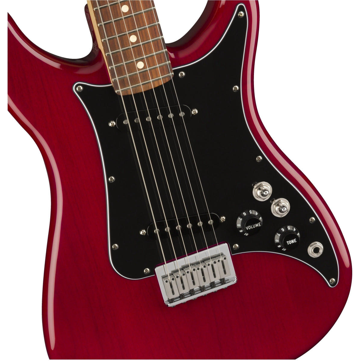 Đàn Guitar Điện Fender Player Lead II SS màu Crimson Red Transparent bàn phím Pau Ferro