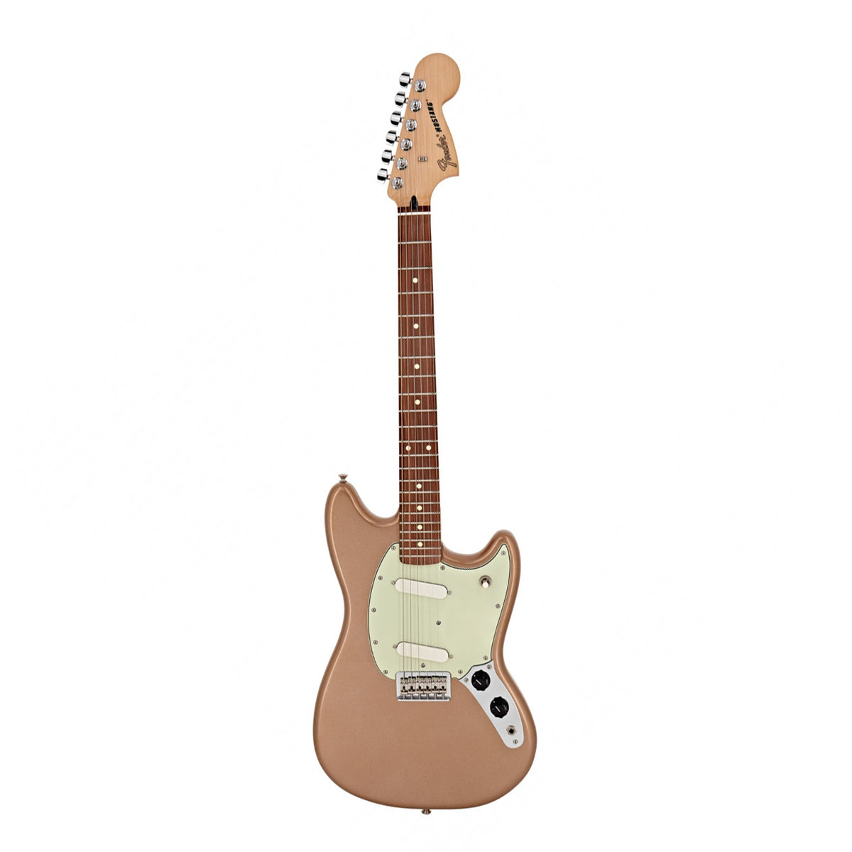Đàn Guitar Điện Fender Player Mustang SS màu Firemist Gold bàn phím Pau Ferro