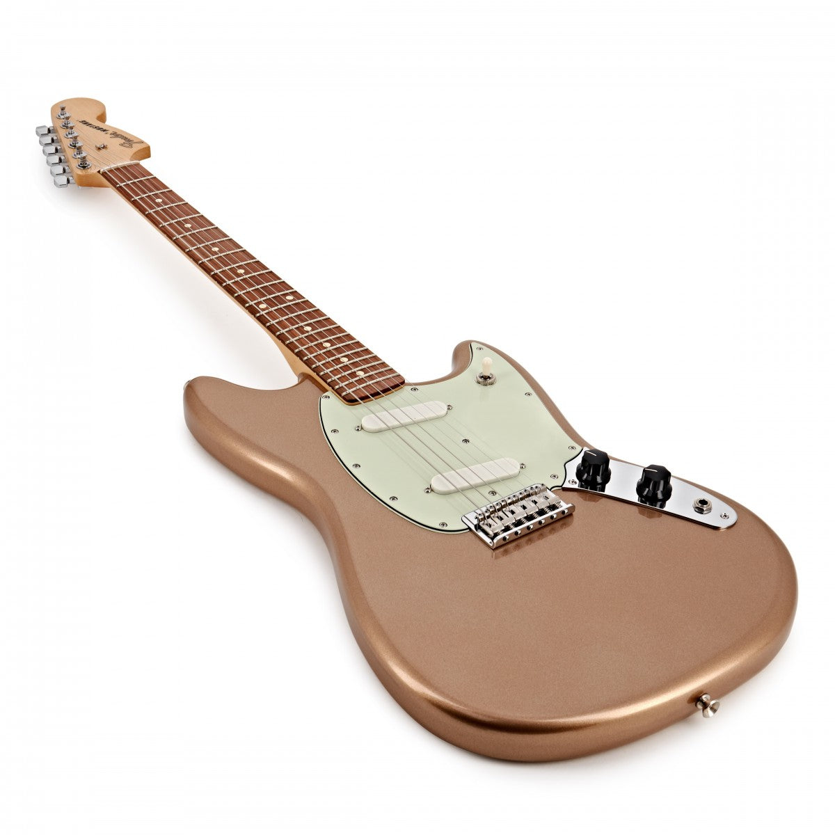 Đàn Guitar Điện Fender Player Mustang SS màu Firemist Gold bàn phím Pau Ferro
