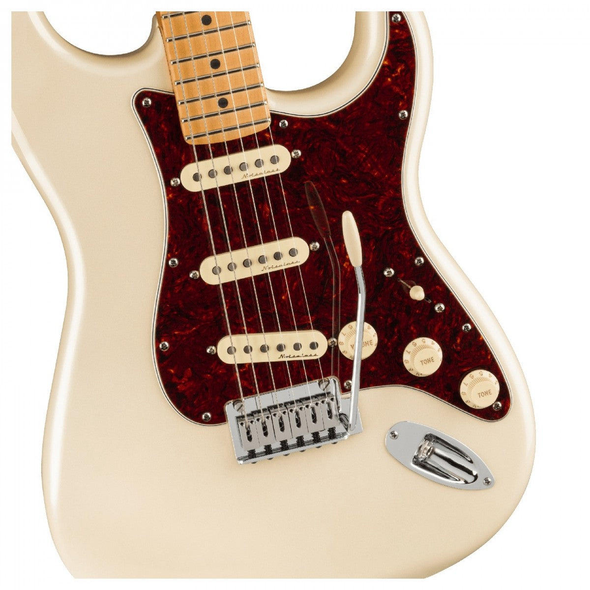 Đàn Guitar Điện Fender Player Plus Stratocaster, Maple Fingerboard, Olympic Pearl, #0147312323