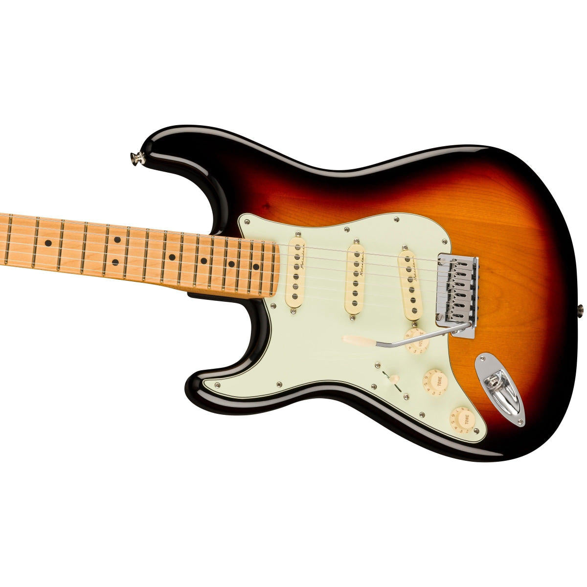 Đàn Guitar Điện Fender Player Plus Stratocaster Left-Handed, Maple Fingerboard, 3-Color Sunburst, #0147412300