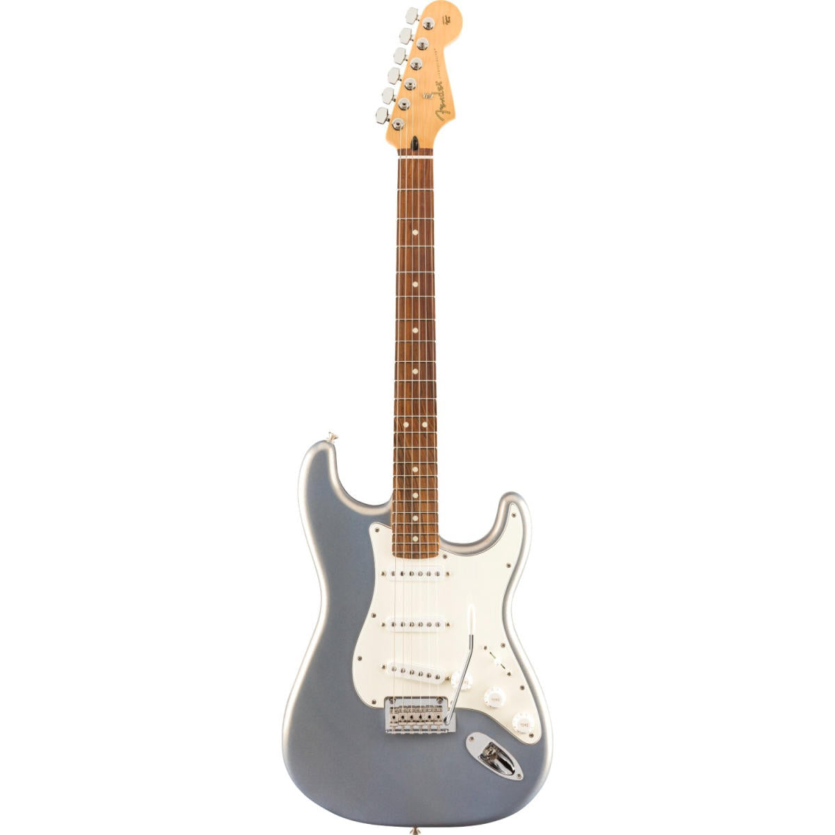 Đàn Guitar Điện Fender Player Stratocaster SSS màu Silver bàn phím Pau Ferro