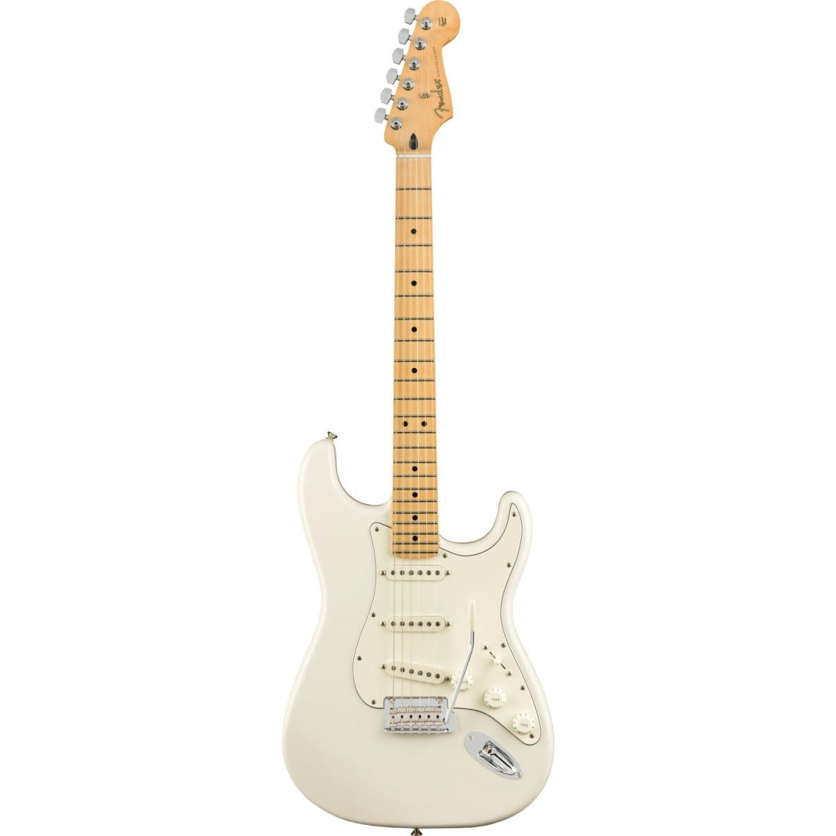 Đàn Guitar Điện Fender Player Stratocaster, Maple Fingerboard, Polar White, #0144502515