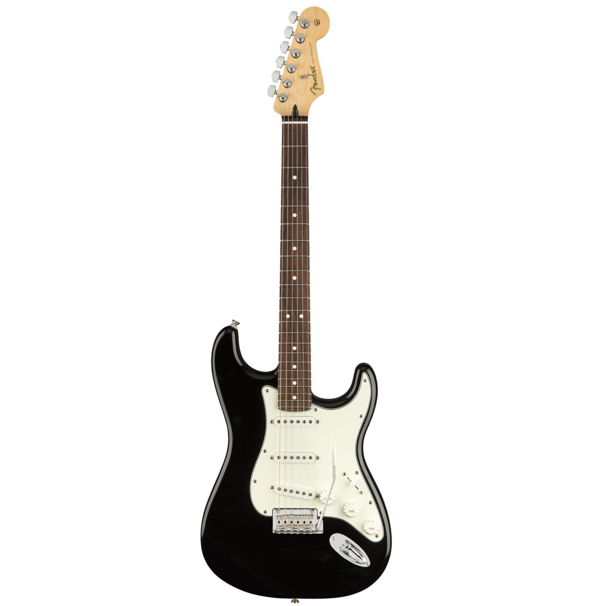 Đàn Guitar Điện Fender Player Stratocaster SSS màu Black bàn phím Pau Ferro