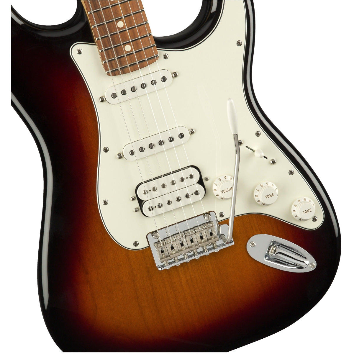 Đàn Guitar Điện Fender Player Stratocaster HSS, Pau Ferro Fingerboard, 3-Color Sunburst, #0144523500