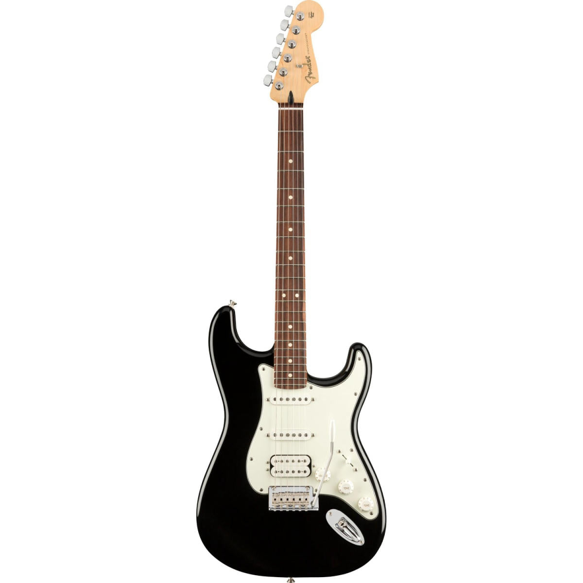 Đàn Guitar Điện Fender Player Stratocaster HSS màu Black bàn phím Pau Ferro