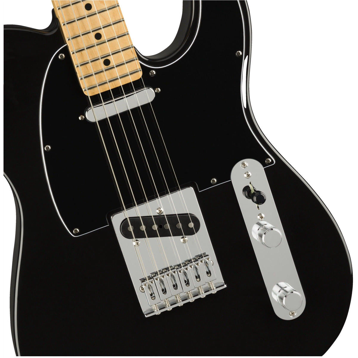 Đàn Guitar Điện Fender Player Telecaster, Black, #0145212506