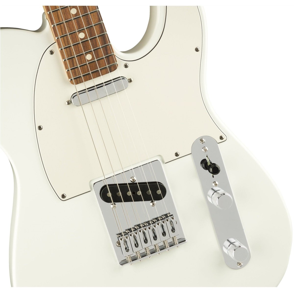 Đàn Guitar Điện Fender Player Telecaster, Pau Ferro Fingerboard, Polar White, #0145213515