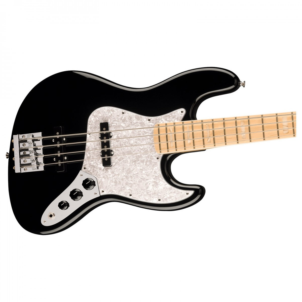 Đàn Bass Fender USA Geddy Lee Jazz Bass, Maple Fingerboard, Black, #0197702806