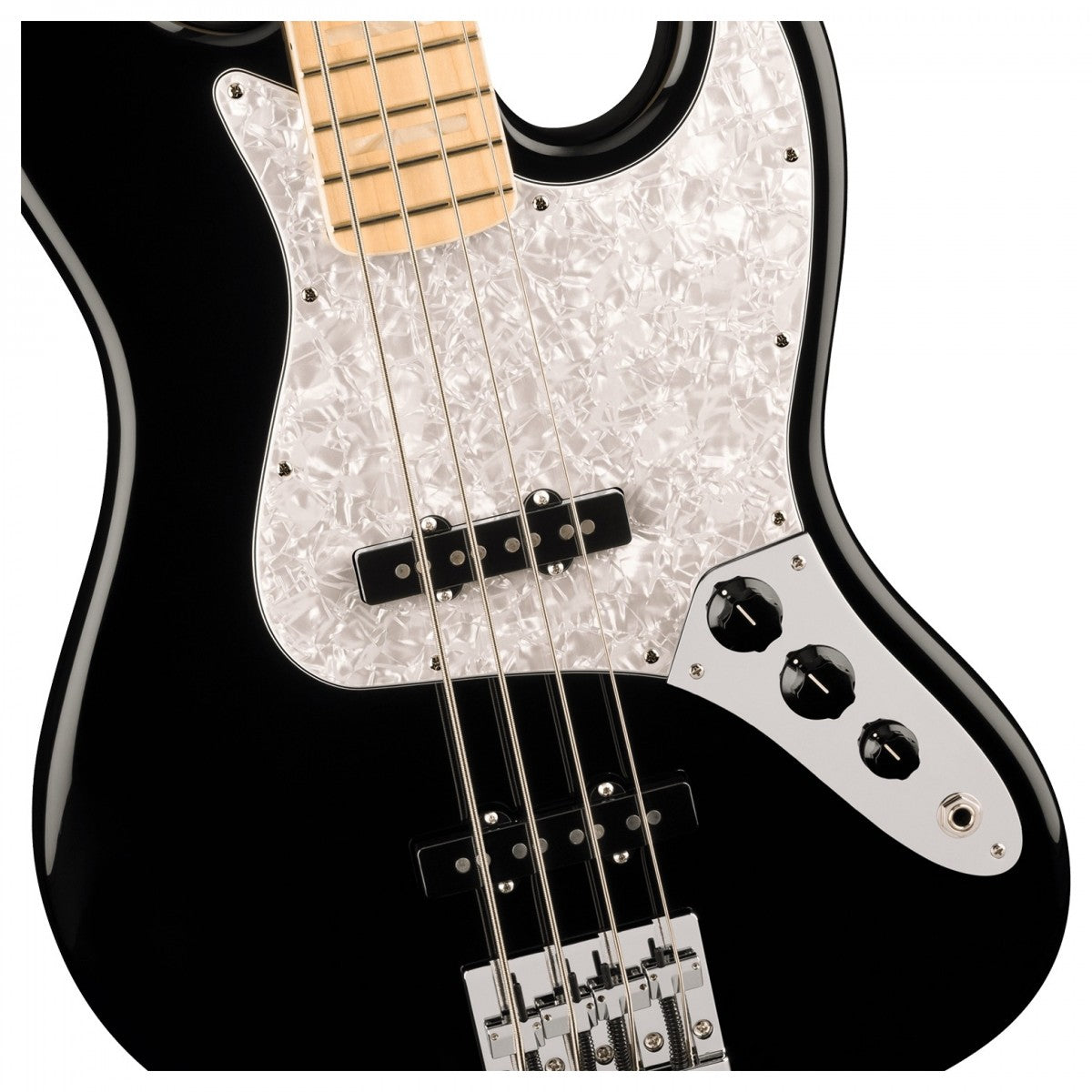 Đàn Bass Fender USA Geddy Lee Jazz Bass, Maple Fingerboard, Black, #0197702806