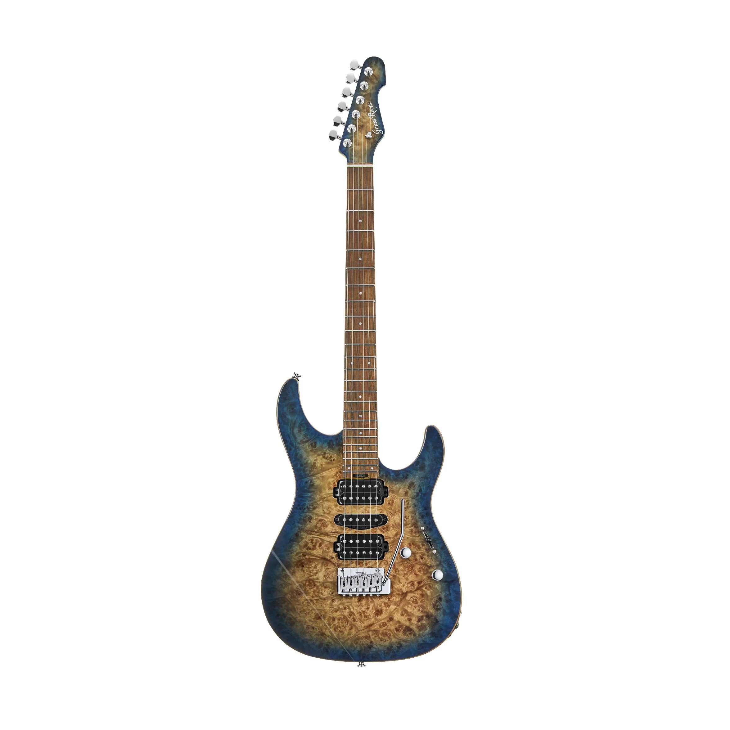 Đàn Guitar Điện GrassRoots G-AMAZE-GCB5-NDBS, Natural Dark Blue Burst