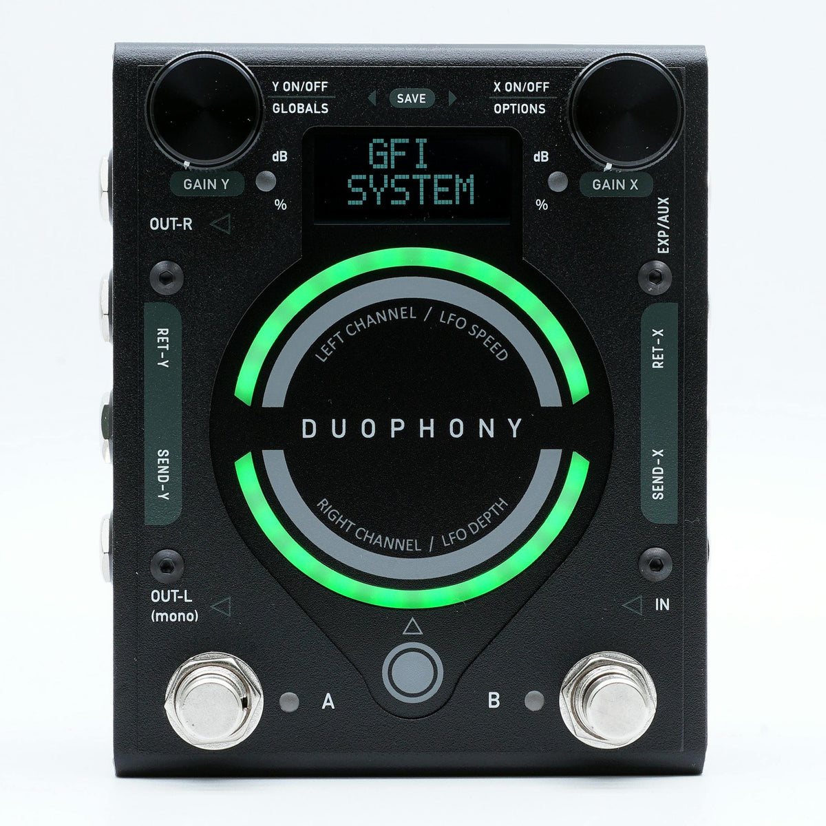 GFI System Duophony Parralel Signal Blender Pedal