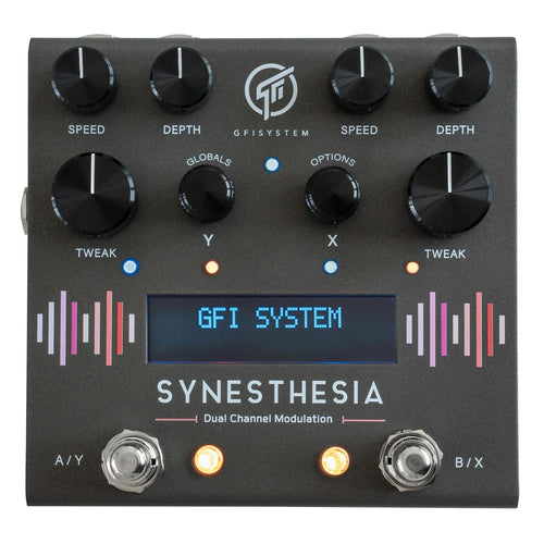 GFI System Synesthesia Dual Channel Modulation Pedal