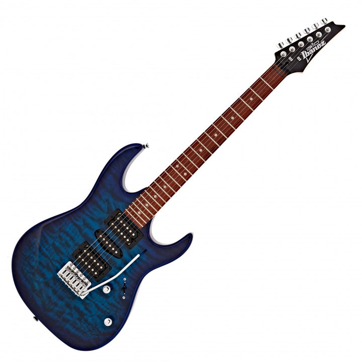 Ibanez GRX70QA GIO, Transparent Blue Burst