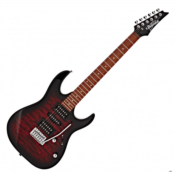 Ibanez GRX70QA GIO, Transparent Red Burst