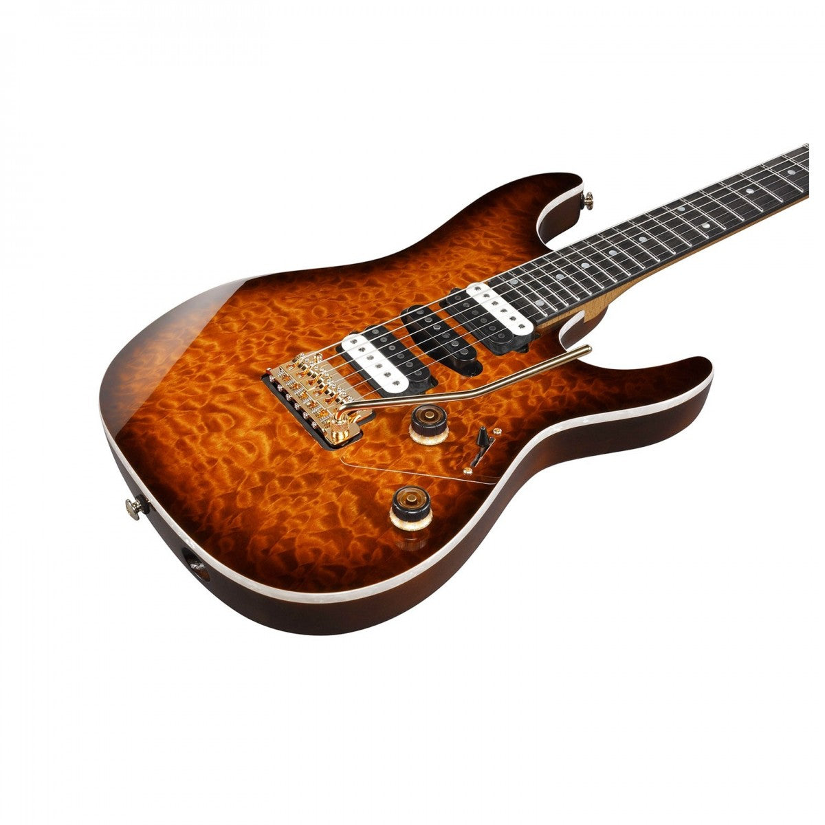 Đàn Guitar Điện Ibanez AZ47P1QM, HSH, Dragon Eye Burst w/Bag