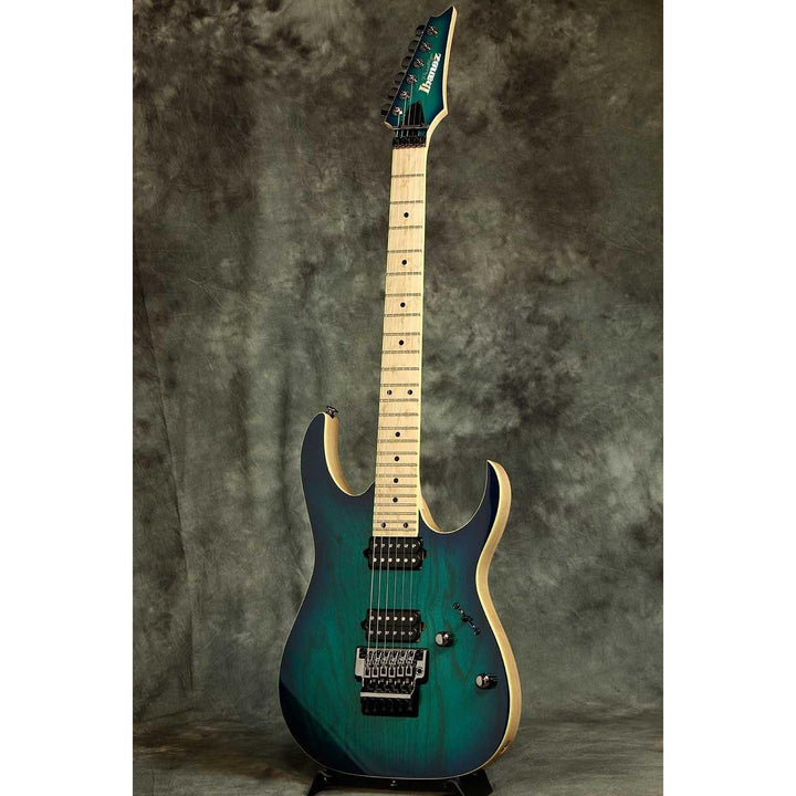 Đàn Guitar Điện Ibanez RG652AHM, HH, Nebula Green Burst w/Case